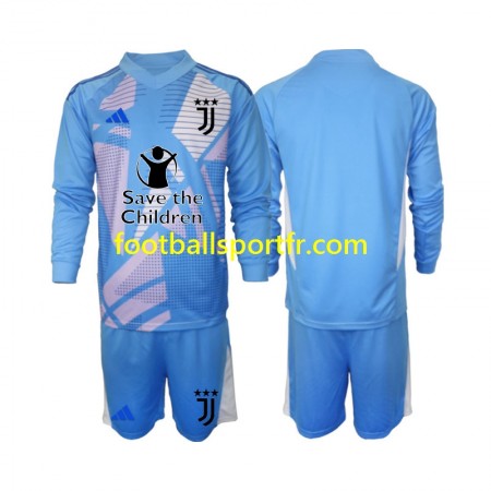 Tenue Juventus Gardien Enfant Domicile 2024-2025 Maillot de Foot ML